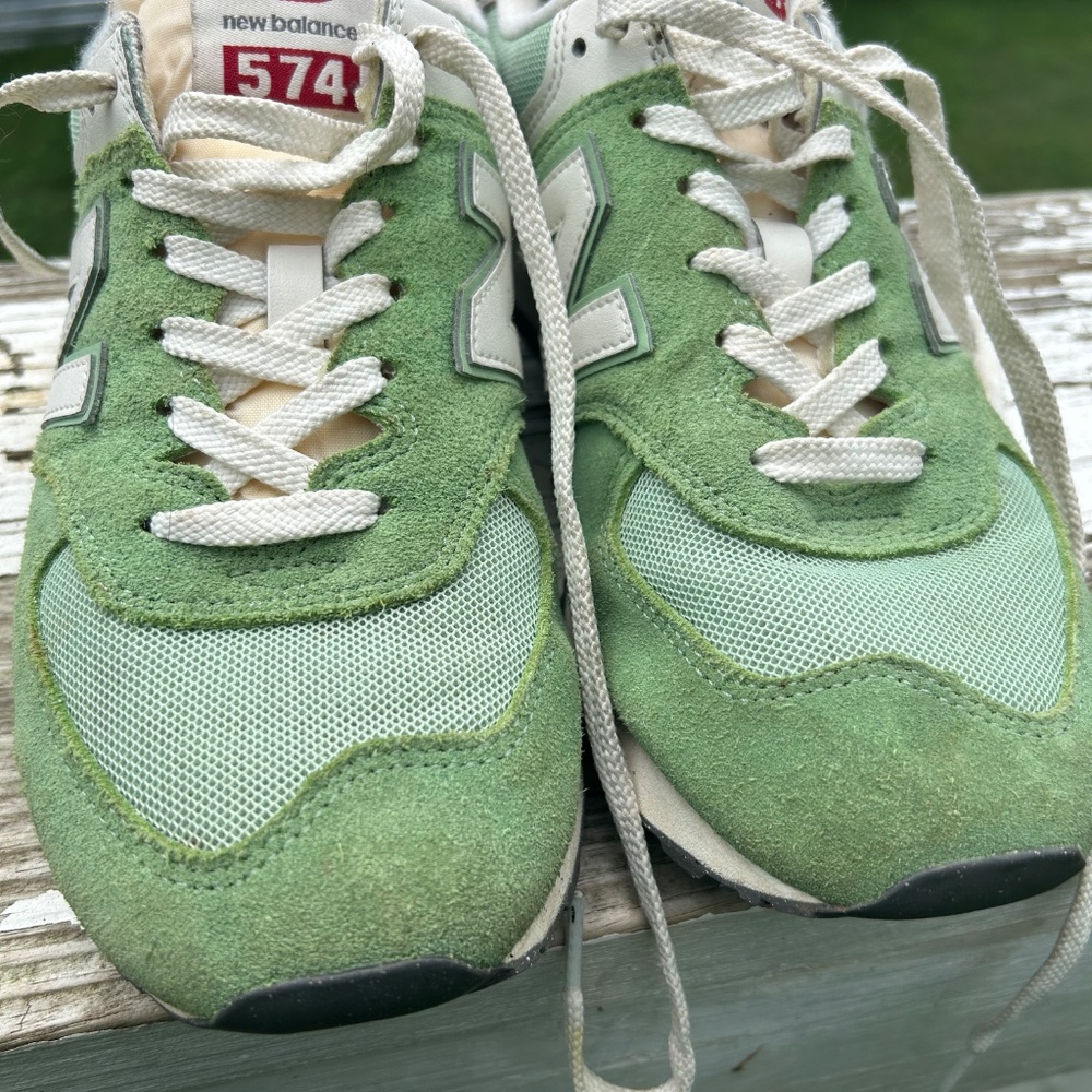 New balance size 7.5 men’s  green - Picture 3 of 4